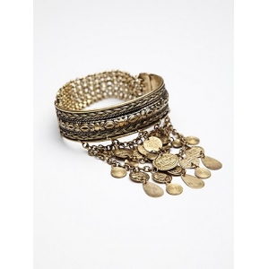 long stone charms and accents tatoo elastic armband bracelet