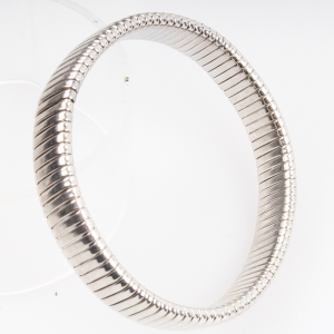 men s metal brass silver bracele tadjustable bangle B10111