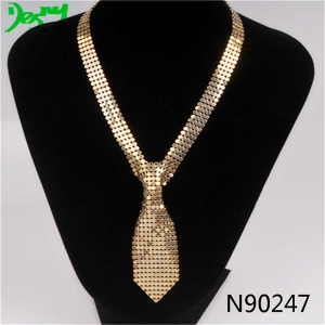 philippine gold scarf tie necklace wholesaler jewelry N90247