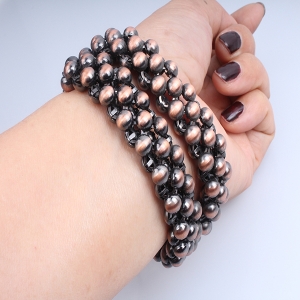 precious metal jewelry princess chunky beaded necklace N90051