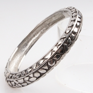 silver stingray bangle adjustable zinc alloy bracelet B10139