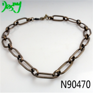 stainless steel chain fashion jewelry choker necklace N90470