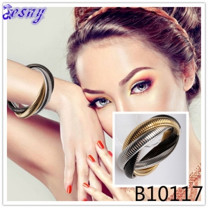 wholesale expandable elastic handmade sexy dubai gold bangles