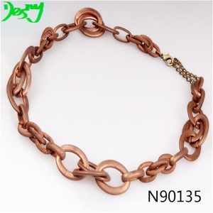 wholesale men's rose gold chains statement necklace N90135