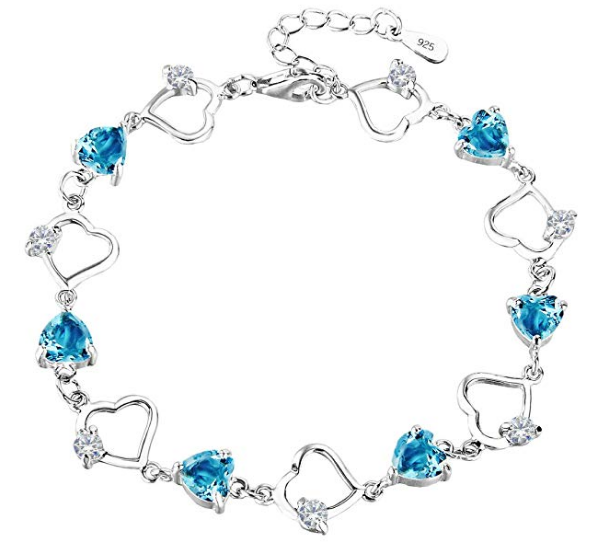 2018 Bracelet 925 Sterling Silver  Jewelry Shines with Beauty Suit for girls Bangles as Gift