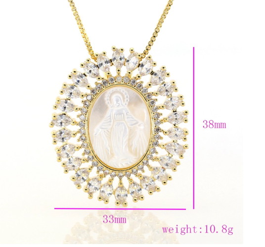 2018 Trending Products OEM micro pave chain necklace pendant, fashionable jewelry pendant necklace for sale