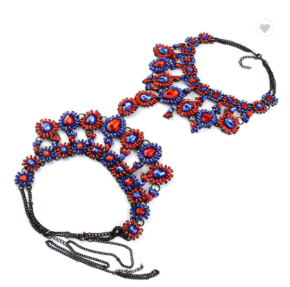 2018 Wholesale Fashion Body Jewelry Choker Statement Necklace For Women Body Waist chains Body Chain