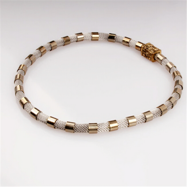 مصنع مباشر بالجملة لينه سلسله أنابيب النحاس قلادة مجوهرات قلادة الذهب عقد