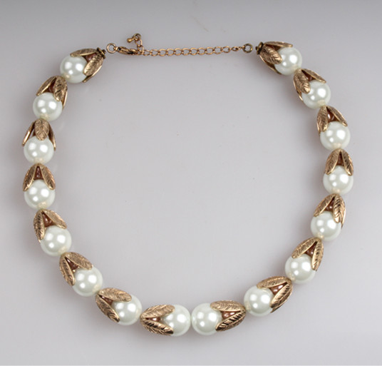 Fashion Jewellery Women Jewelry  Pearl Zinc Alloy Bead Necklace for  Birthday Anniversary Gifts