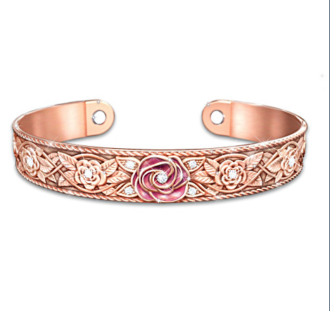Fashion Women's Solid Copper Cuff Bracelet Manufacturer