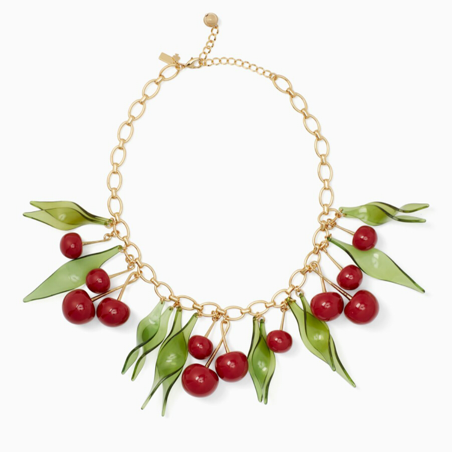 أزياء حلي مجوهرات جميله المصنع بالجملة الكرز قلادة الاذن مجموعه