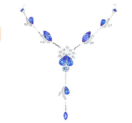 Gorgeous Rhinestone Crystal Floral Necklace Earrings set Supplier in China