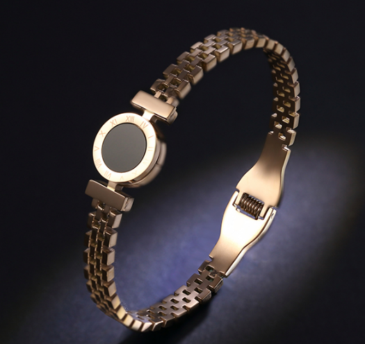 High Quality 18K Rose Gold Titanium Steel Bracelet Manufacturer in China