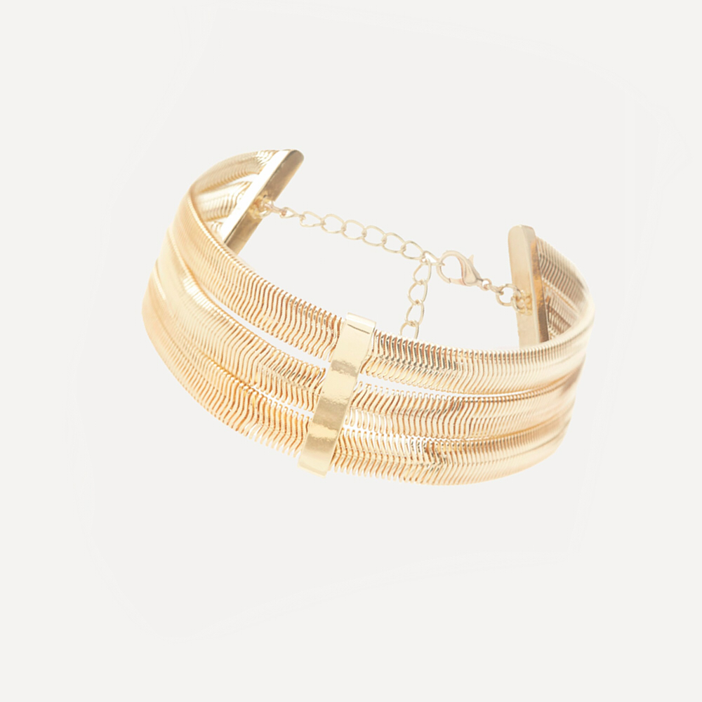 New Arrival Europe And America Trend Fashion Artificial new design fashion snake chain necklaces choker Wholesale for women