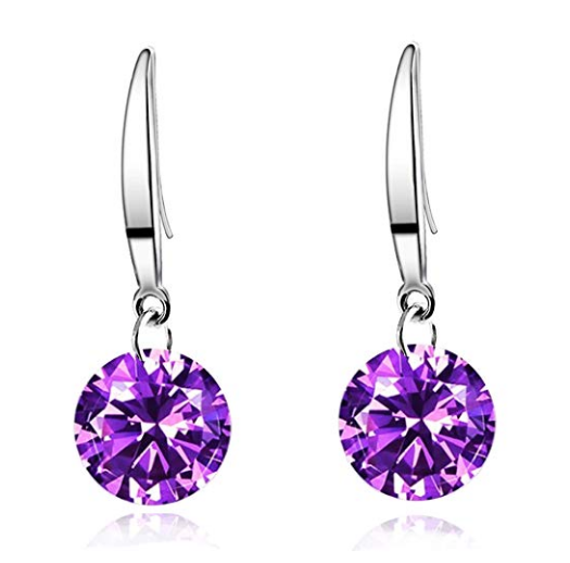 Not Selling Cystal Pretty Hook Design with Sliver plated Base Earrings Fancy Earrings for Party Girls