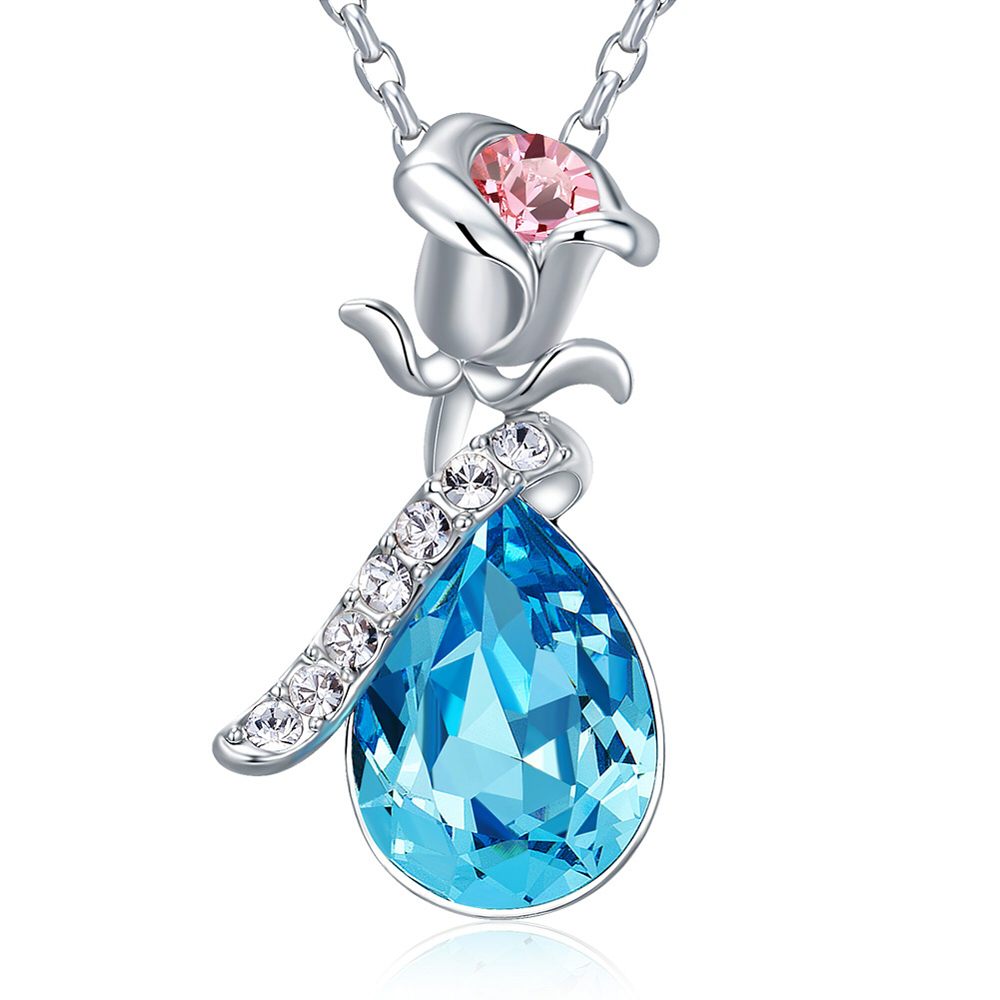 روز مطلية بالذهب والمجوهرات المصنعة الصين ، مصنع أزياء 925 الفضة والمجوهرات