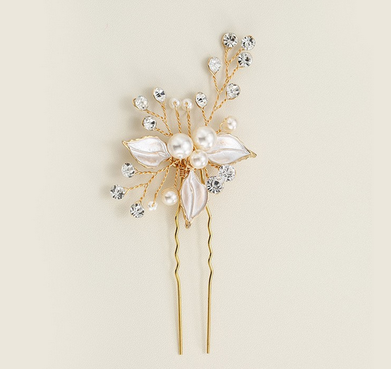 The Czech diamond bridal women hair wedding hair pins manufacturer in China