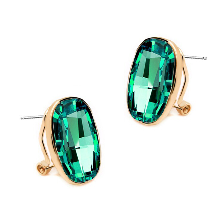 超细切面奥地利水晶耳环热销售耳环钻石耳环