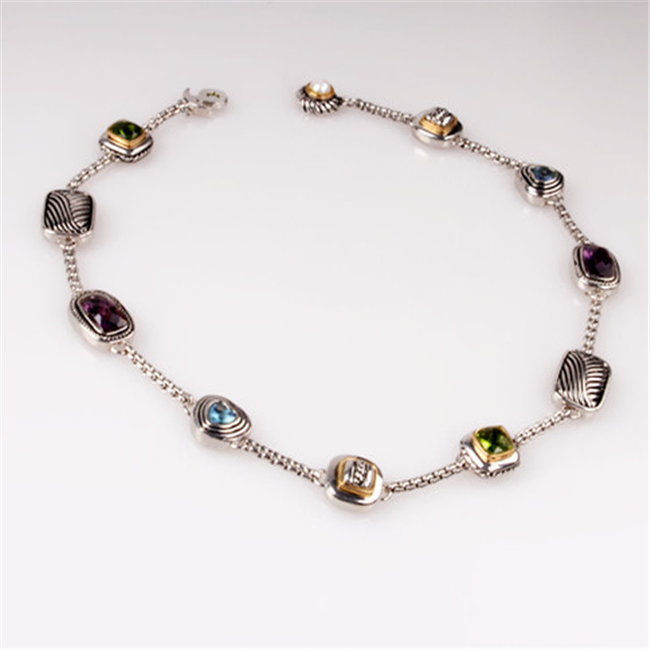 مصنع الاتجاه الجديد بالجملة مباشره الموضة الكلاسيكية قلادة البيان