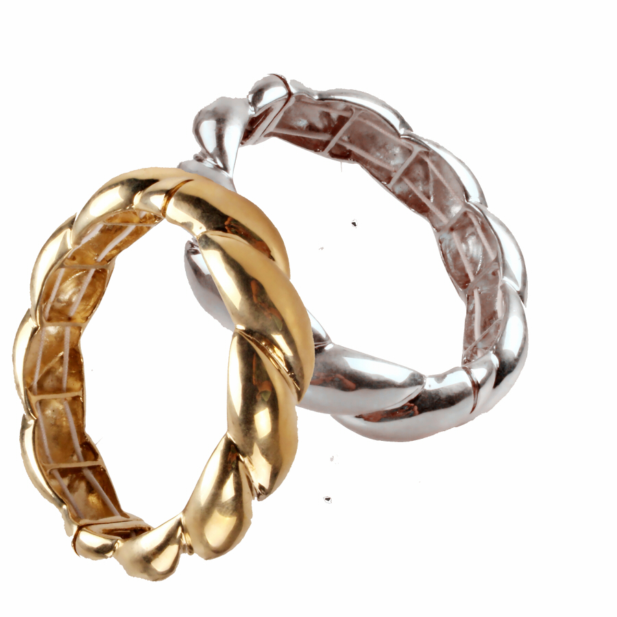 批发时尚饰品华丽欧美甜饰品简单水晶金手镯手镯