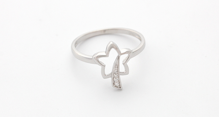 Women 925 Jewelry Pure Silver Finger Rings Christmas Jewelry Gift