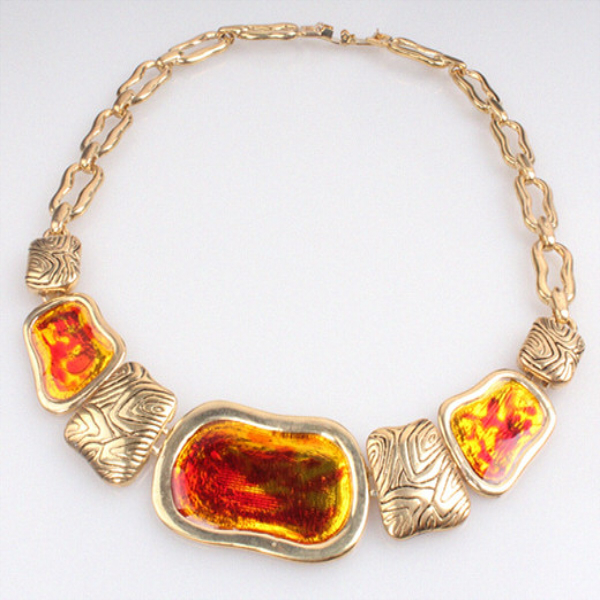 Women's Gender und Alloy Jewelry Main Material Geometrie Harz Halskette