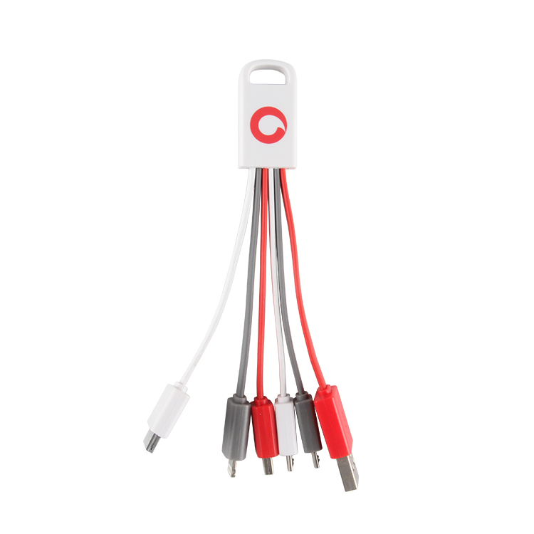 1 usb c充電ケーブルに付き印刷されたロゴusbマルチポート6のブランド