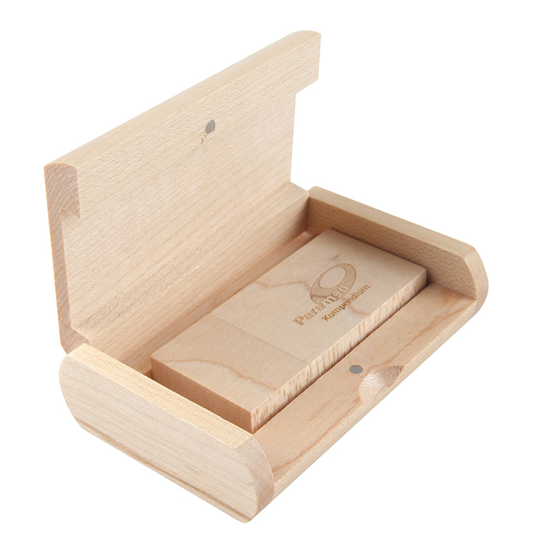 Kreative personalisierte Logo Ahorn Holz USB-Stick-Flash-Laufwerk 32GB