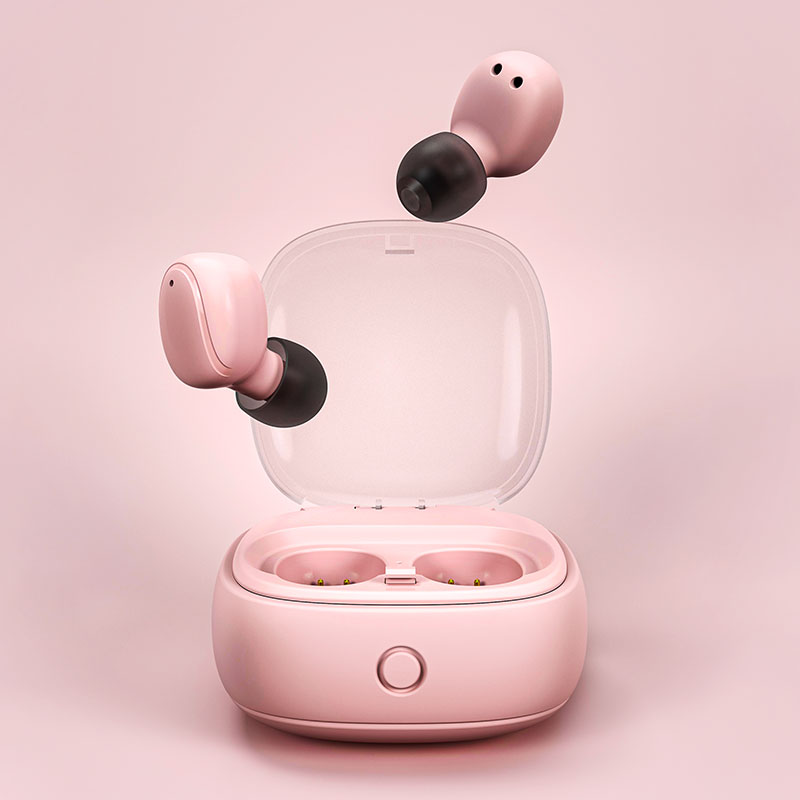 Custom appearance logo Bluetooth 5.0 TWS cute women mini earbuds headphones wireless bluetooth earphones Handsfree Waterproof