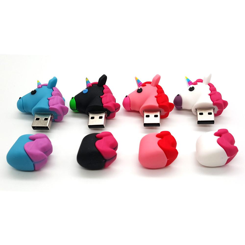Customized Funny Shape Unicorn USB Stick Flash Drive Factory