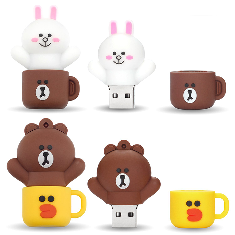 Customized funny creative 3d usb flash drive memory stick 3.0 pendrive