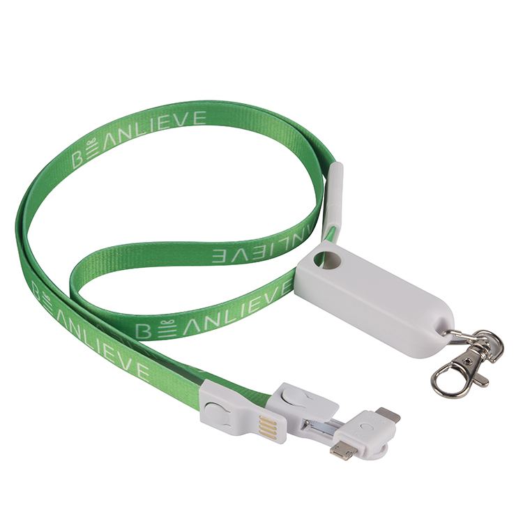 Werbegeschenk 3 in 1 Lanyard-Ladedatenkabel