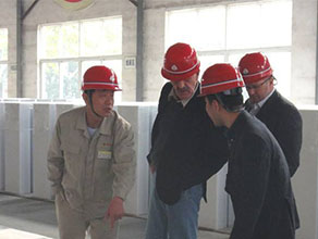 CLIENT IS CHECKING THE RAW MATERIAL