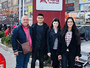 CLIENTS FROM CHILE'S VISITING