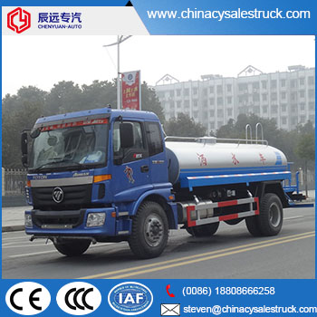 Auman Euro 3 185hp diesel 12cbm portable water truck para sa pagbebenta