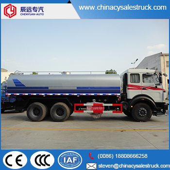 Beiben brand 16-20cbm water transport sprinkler tanker truck supplier