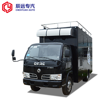 Black color mobile food trucks pictures in UAE