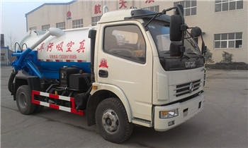 DongFeng brand 4cbm sewage suction Truck supplier sa china