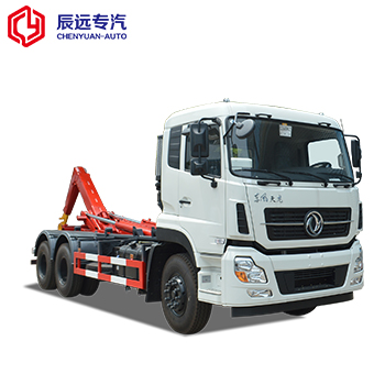 DongFeng бренд TianLong бренд 6x4 свернуть мусоровоз с крюковой рукой