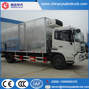 Dongfeng thermo king 10-20 Ton refrigerated freezer truck van cargo vehicle supplier sa china