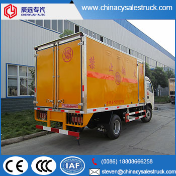 Mahusay na kalidad 5 tonelada ng van delivery truck ang gumagawa sa china