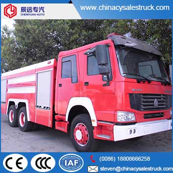 HOWO 6000L поставщик пожарных машин в Китае