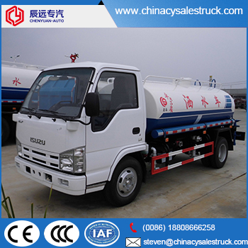 ISUZU品牌5cbm水箱水车供应商在中国