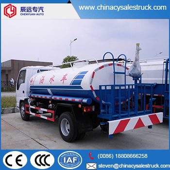 ISUZU品牌5cbm水箱水车供应商在中国
