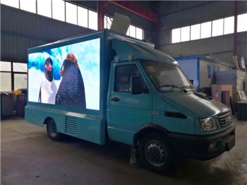 شاحنة الإعلان المحمول IVECO ماركة 4x2 المحمول مع شاحنة شاشة للبيع