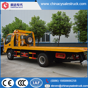 JAC 4X2 rhd flatbed wrecker tow truck for sale
