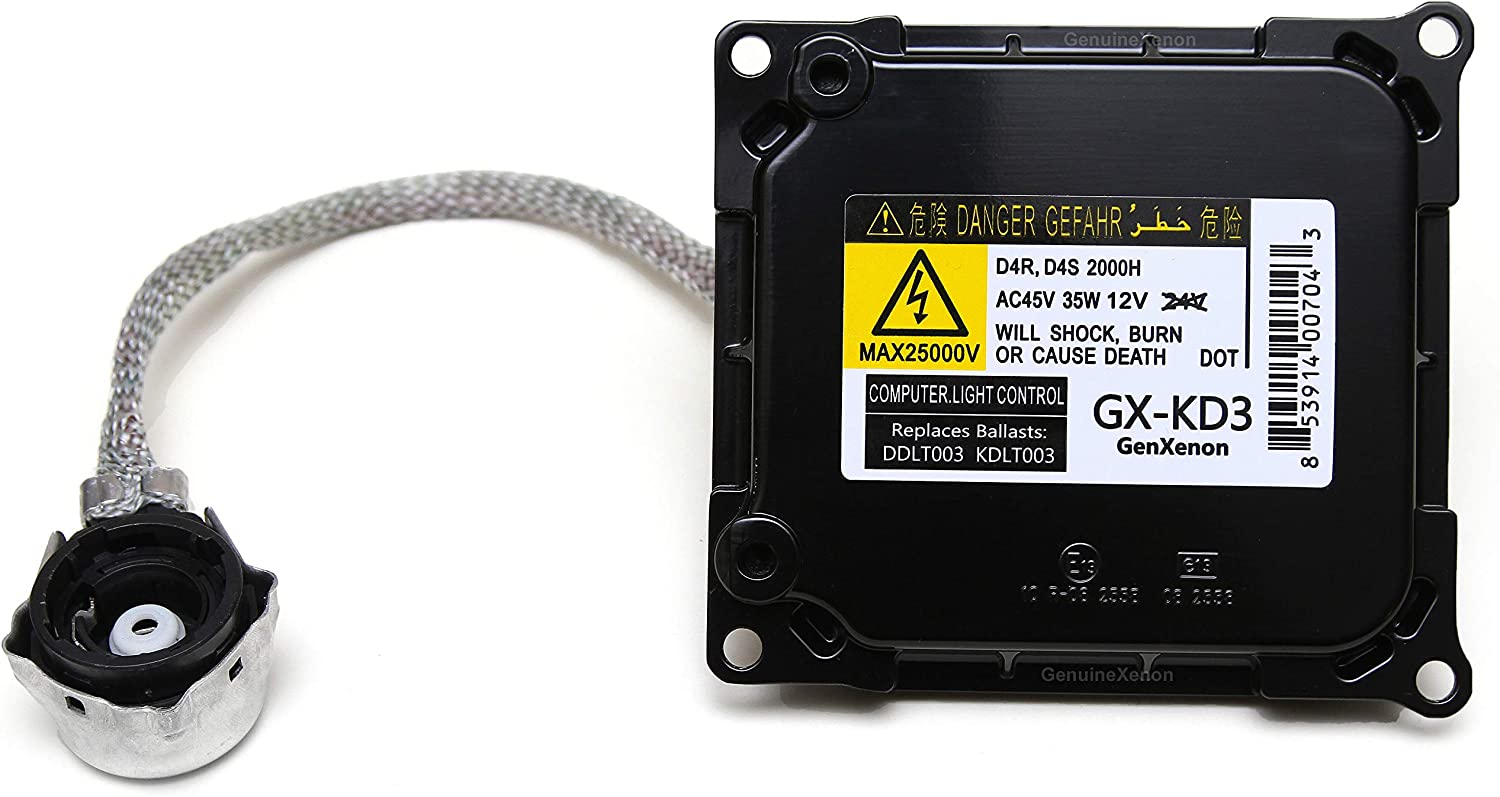 Unionlux Replacement for Toyota and Lexus Xenon HID Ballast Headlight Control Unit Replaces KDLT003, DDLT003