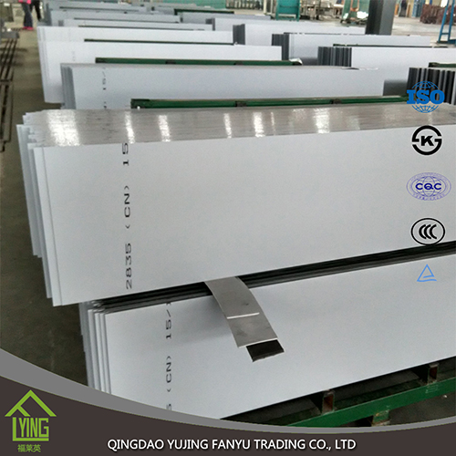 1220*1830, 1650*2140, 1830*2440mm Silver mirror with grey back paint