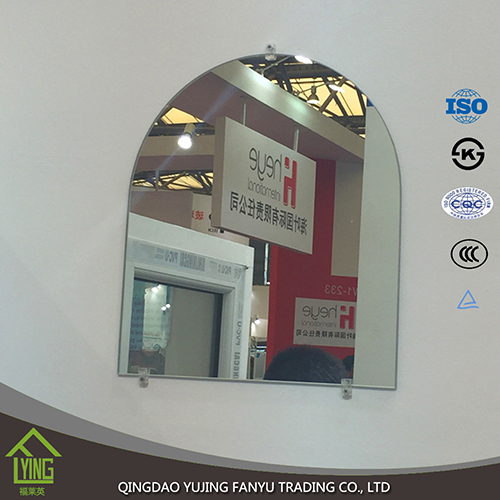 2017 Hot sell bathroom mirror 2mm 3mm 4mm 5mm 6mm with customized sizes