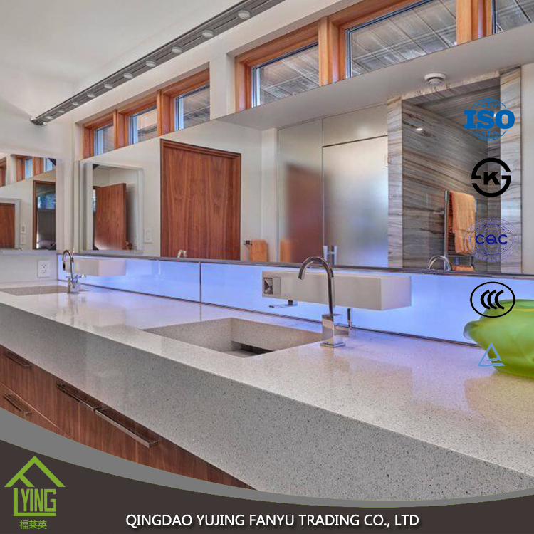 3mm - 6mm thick beveled glass mirror for decor Chinese mirror glass factory